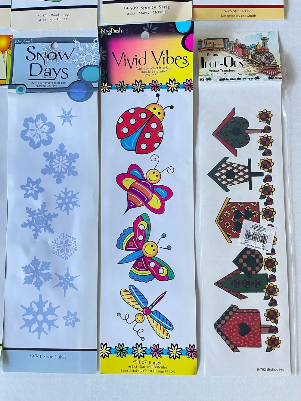 NEW Lot of 10 Vintage Early 2000s Iron-Ons Y2K SEI Basics Crafting Sewing Kid